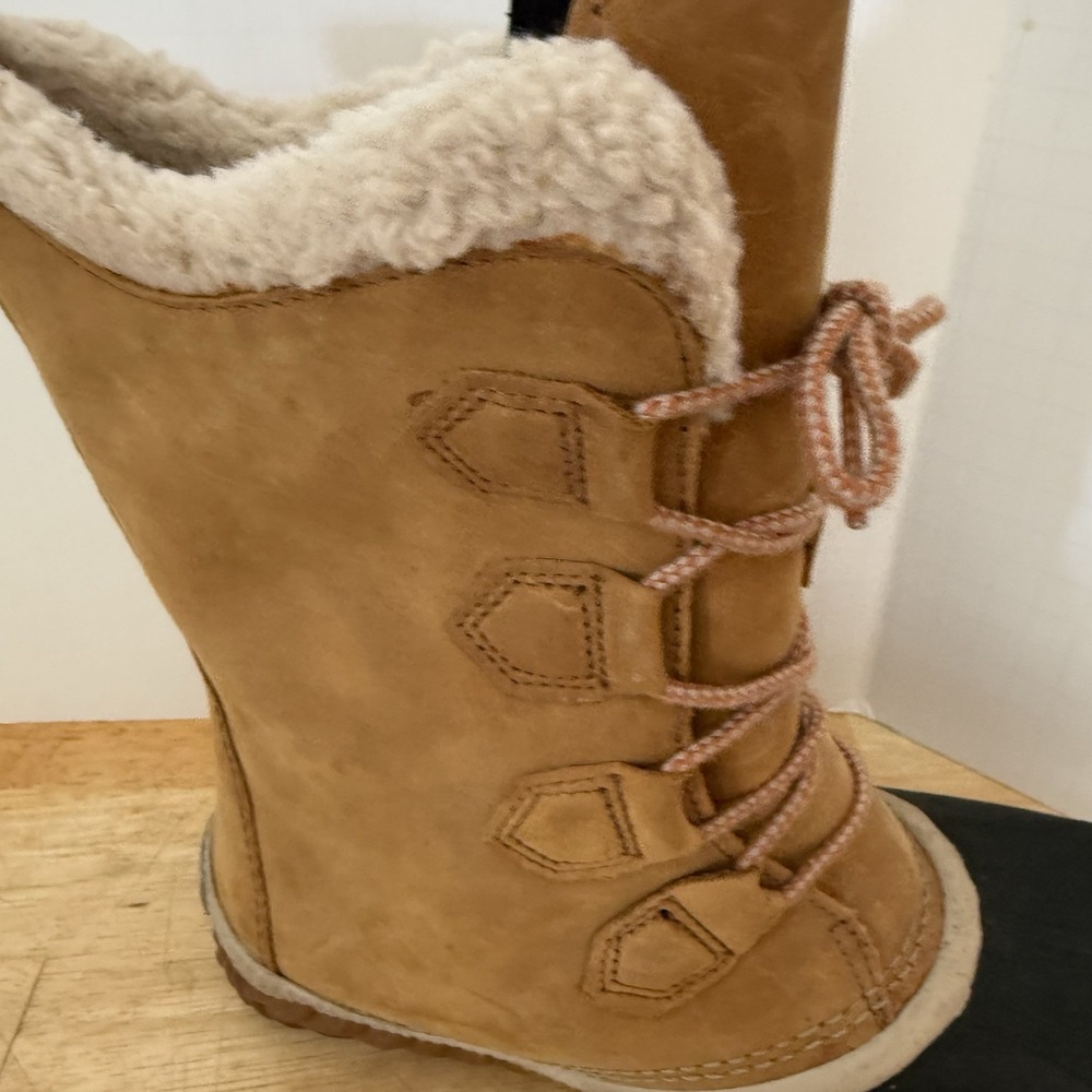 SOREL Out N About Plus Tall Waterproof Boot Elk Brown Size 8.5 Retail $180 - Picture 14 of 16